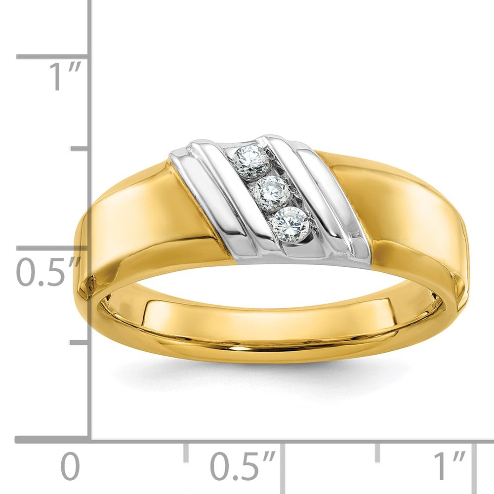 IBGoodman 14k Two-tone Polished Men's Ring Mounting