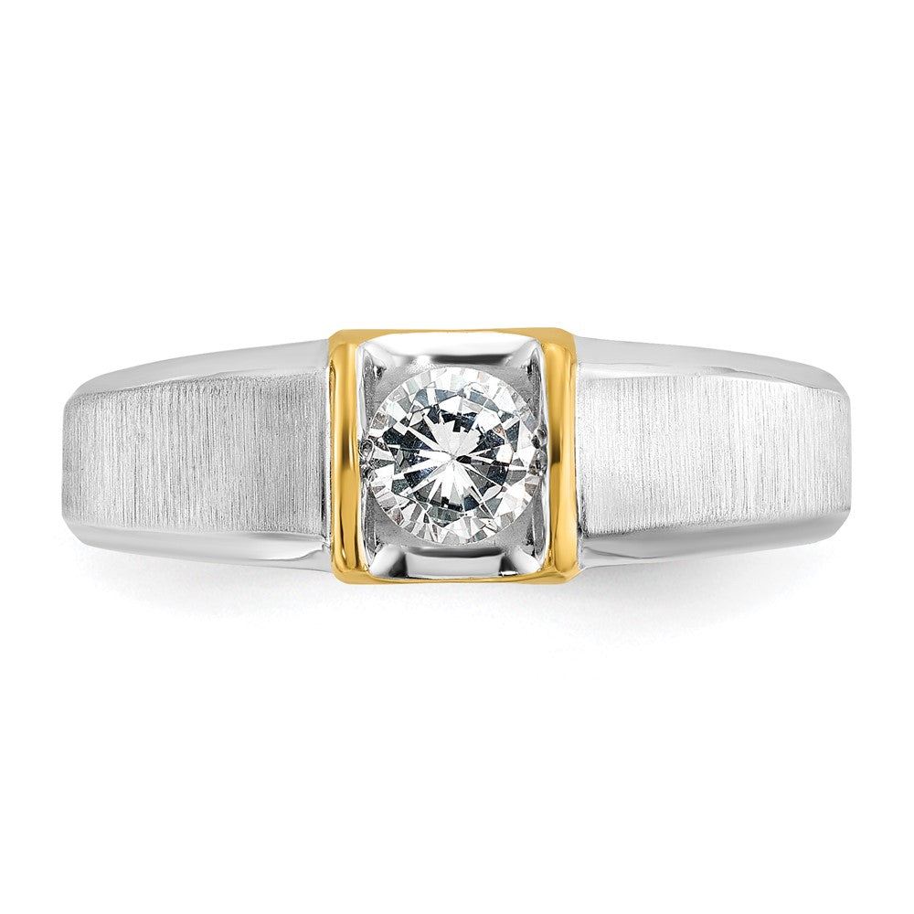 14k Two-tone IBGoodman Men's Diamond Ring Mounting