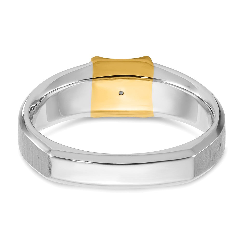 14k Two-tone IBGoodman Men's Diamond Ring Mounting