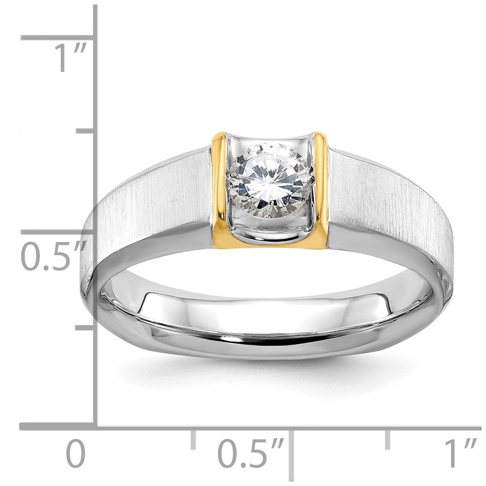 14k Two-tone IBGoodman Men's Diamond Ring Mounting