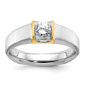 14k Two-tone IBGoodman Men's Diamond Ring Mounting