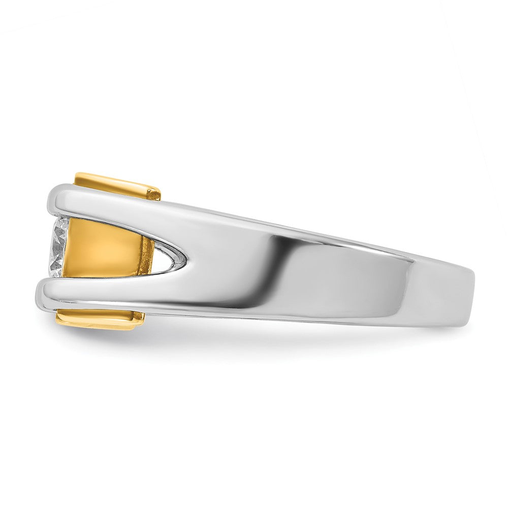 14k Two-tone IBGoodman Men's Diamond Ring Mounting