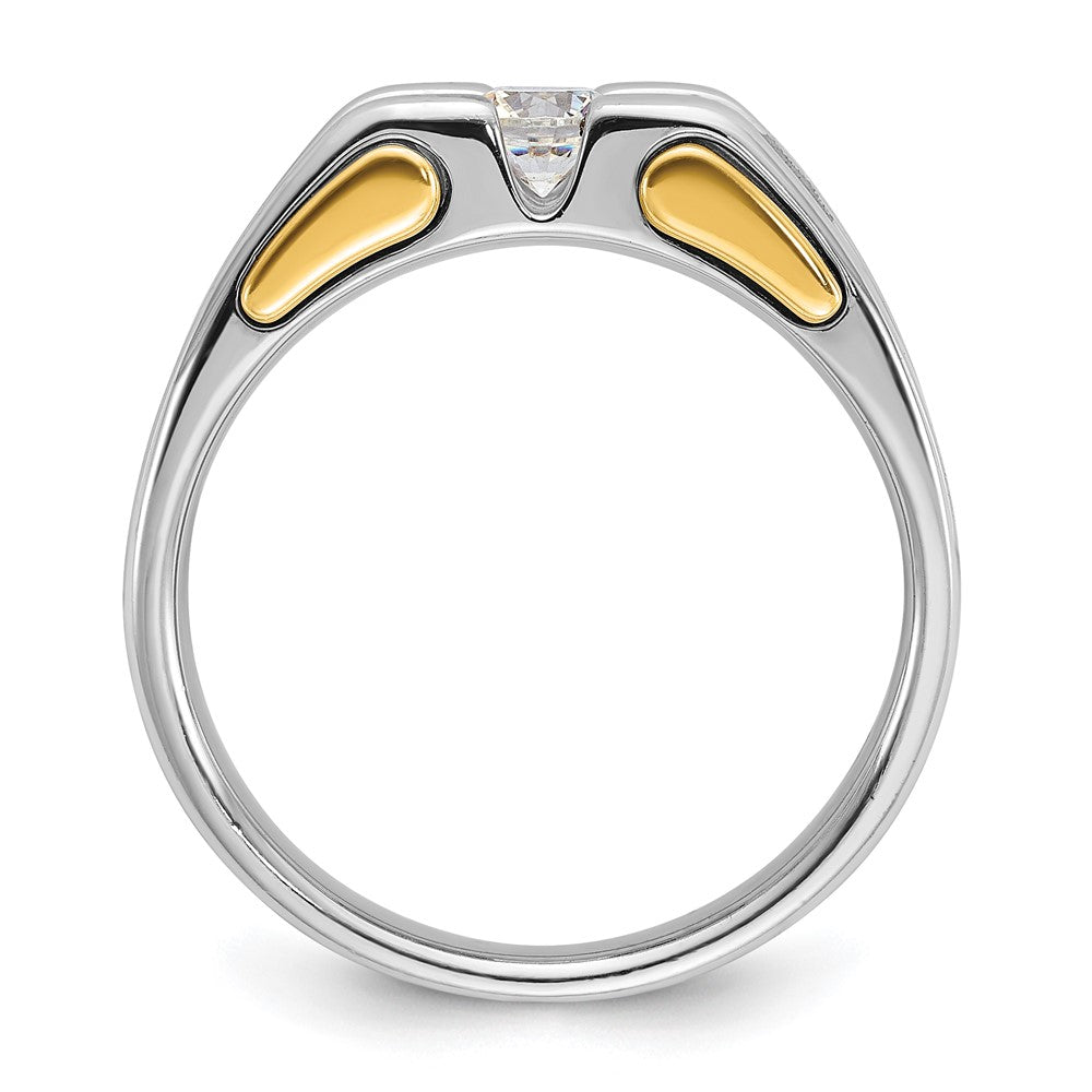 14k Two-tone IBGoodman Men's Diamond Ring Mounting
