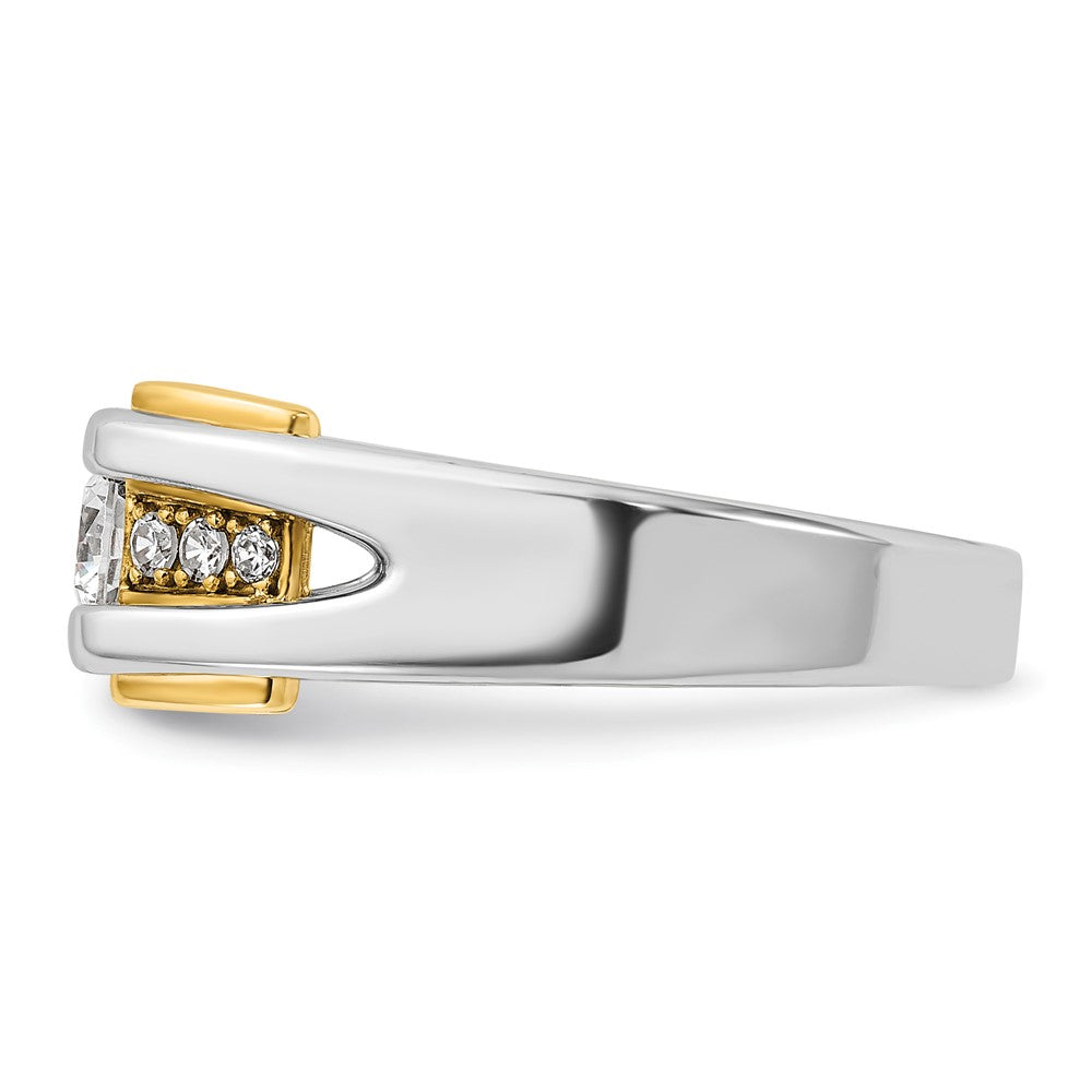 14k Two-tone IBGoodman Men's Diamond Ring Mounting