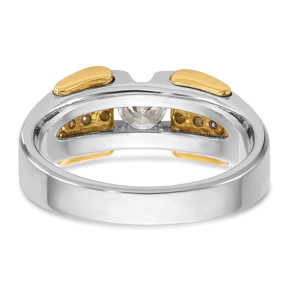 14k Two-tone IBGoodman Men's Diamond Ring Mounting