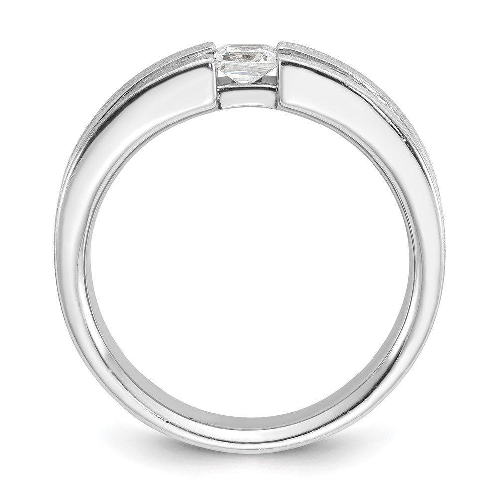 14k White Gold IBGoodman Men's Diamond Ring Mounting