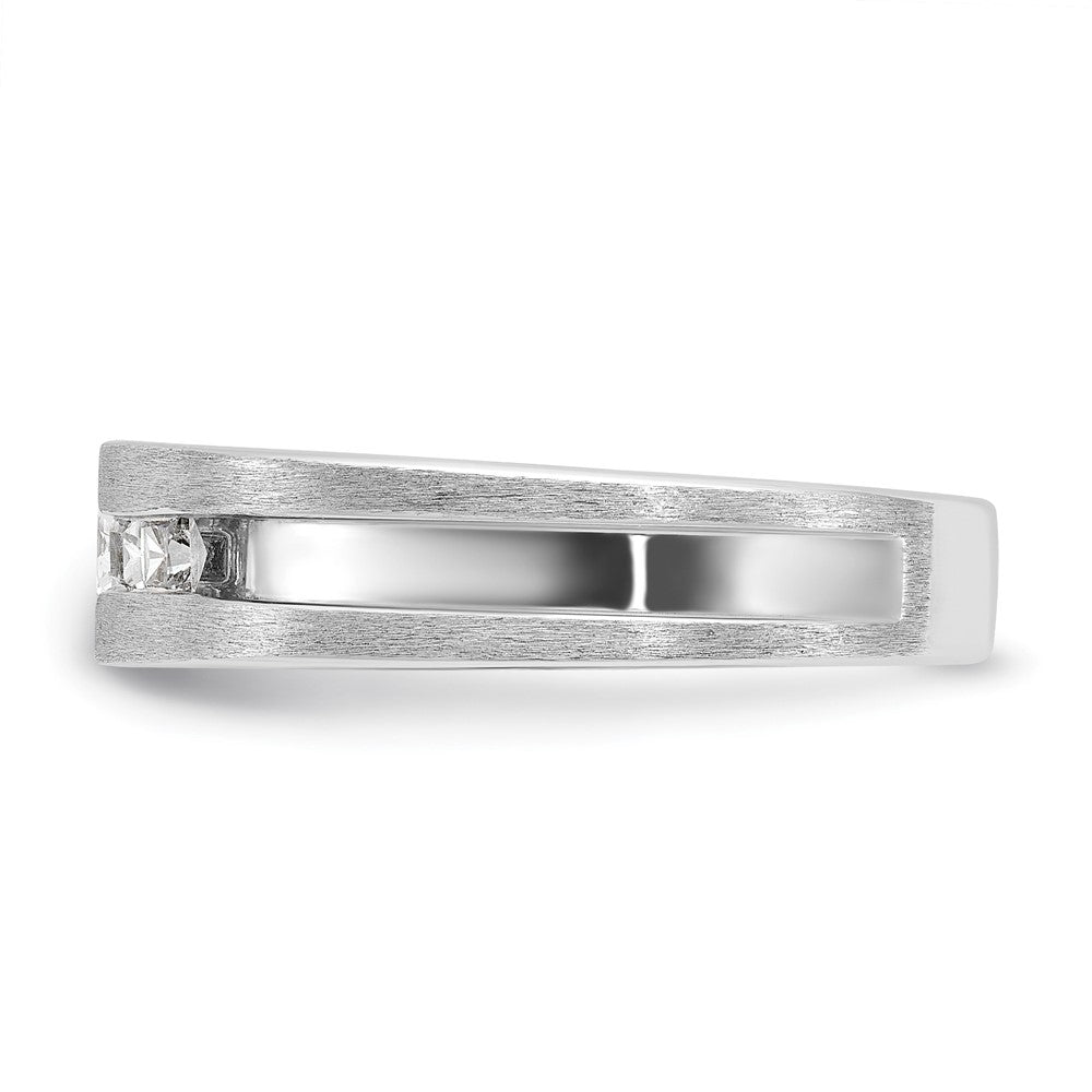 14k White Gold IBGoodman Men's Diamond Complete Ring