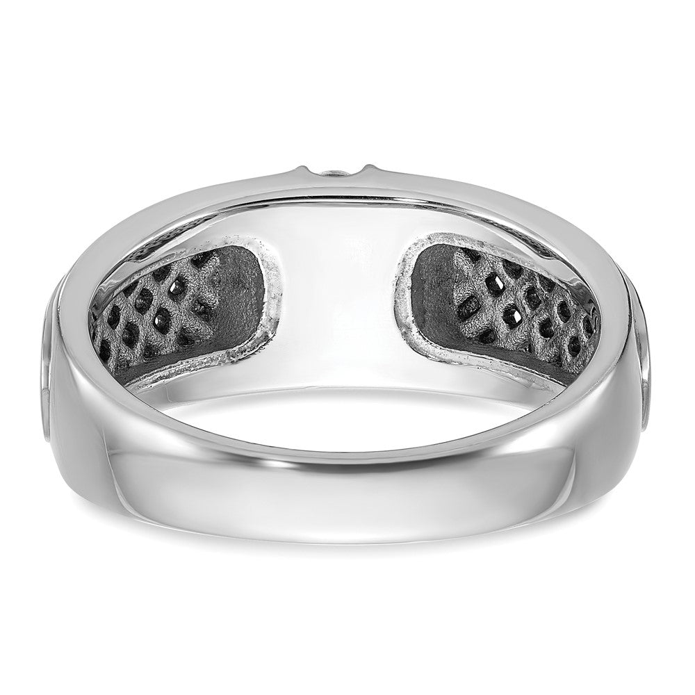14k White Gold IBGoodman Men's Diamond Ring Mounting