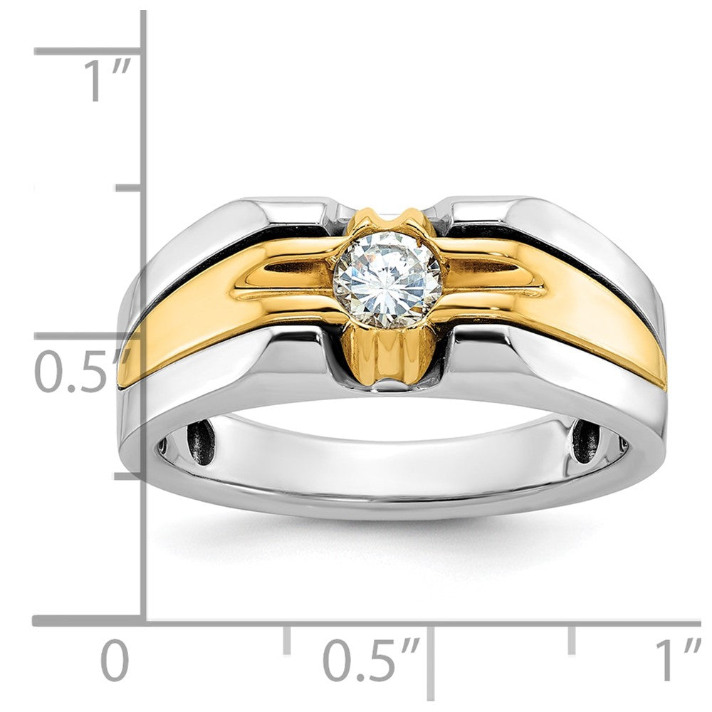14k Two-tone IBGoodman Men's Diamond Ring Mounting