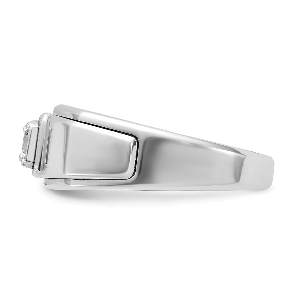 10k White Gold IBGoodman Men's Diamond Ring Mounting