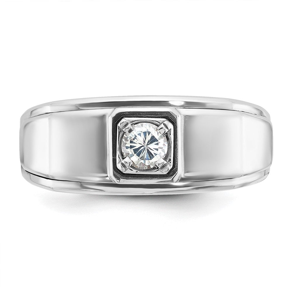 10k White Gold IBGoodman Men's Diamond Ring Mounting