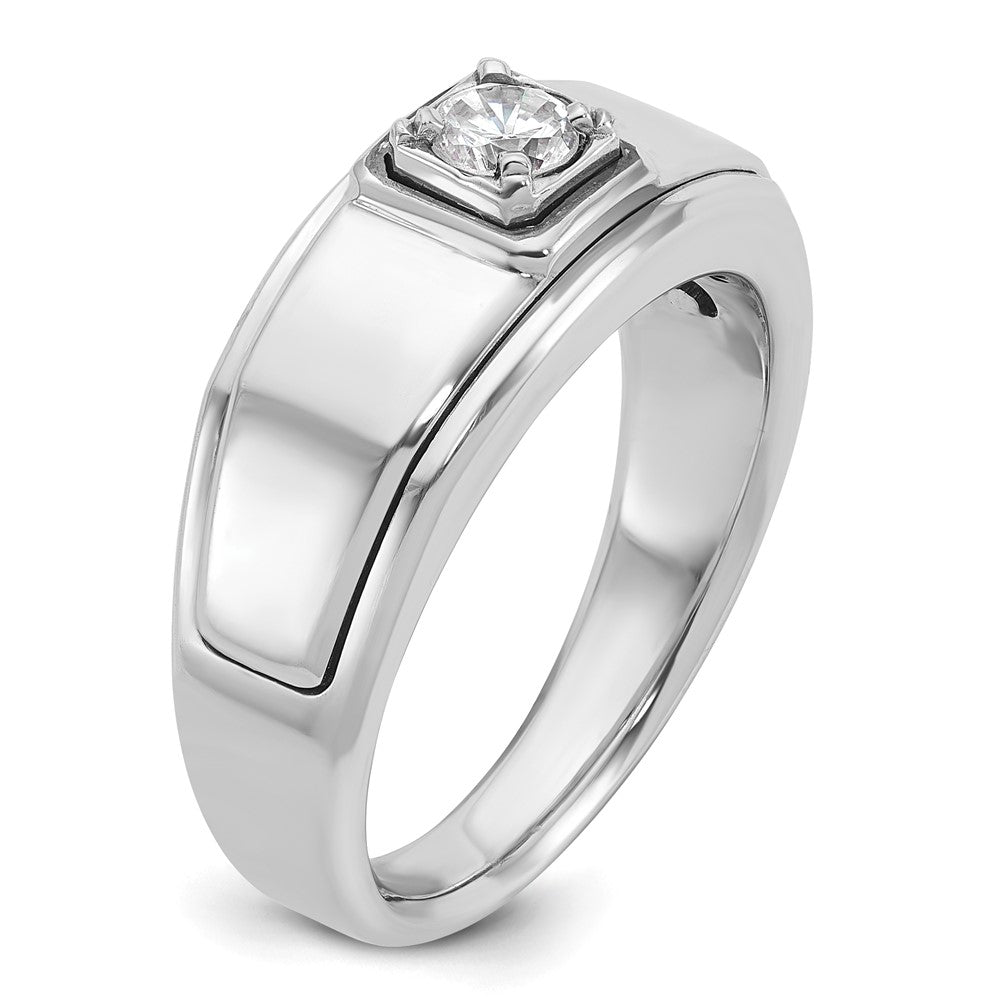14k White Gold IBGoodman Men's Diamond Ring Mounting