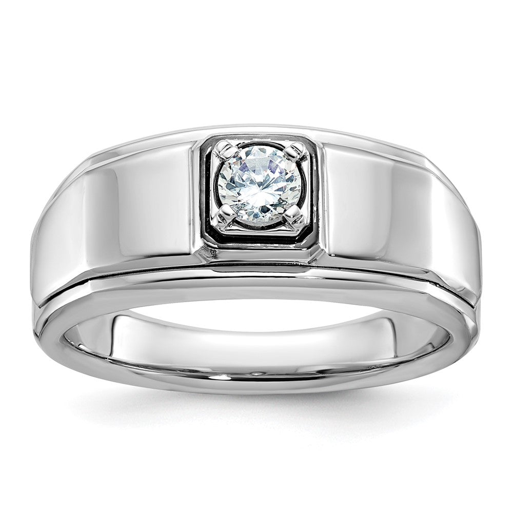 10k White Gold IBGoodman Men's Diamond Ring Mounting