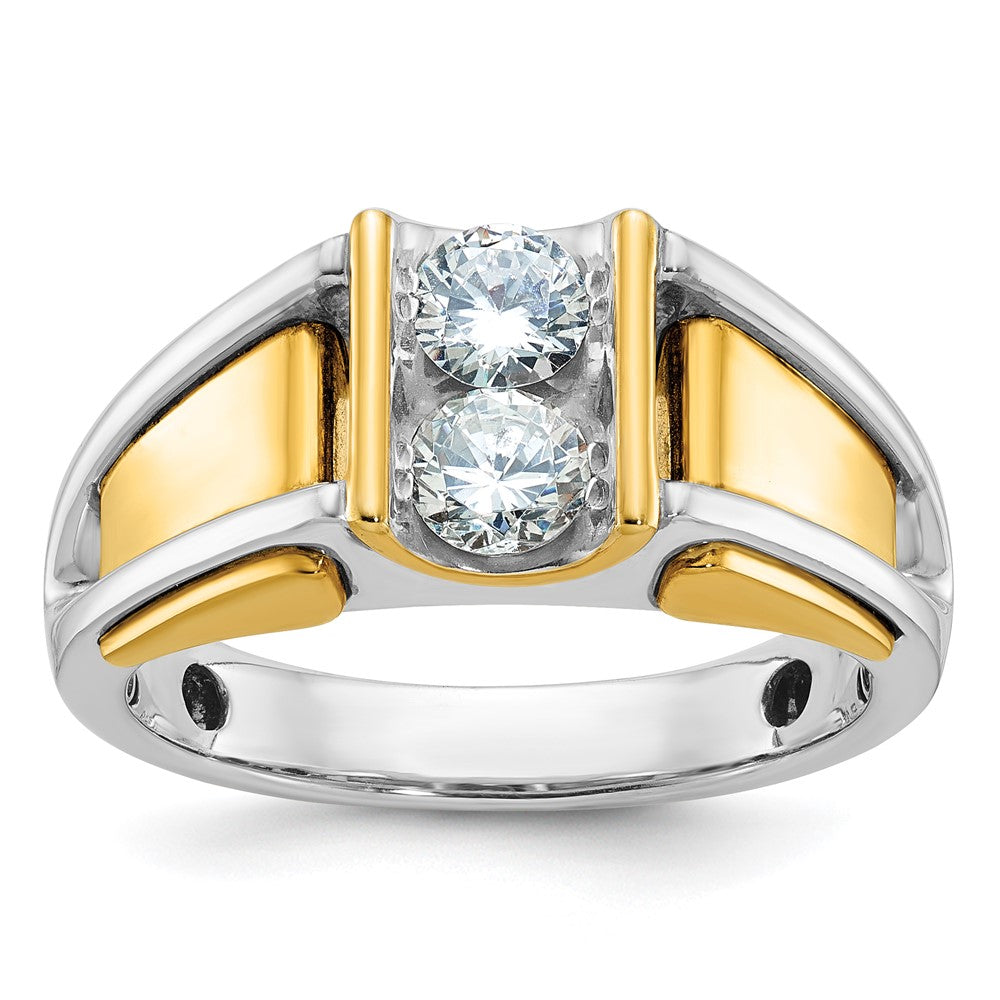 14k Two-tone IBGoodman Men's Diamond Ring Mounting