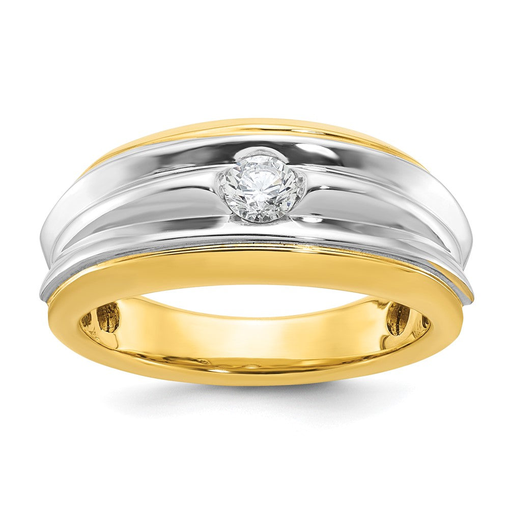 14k Two-tone IBGoodman Men's Diamond Ring Mounting