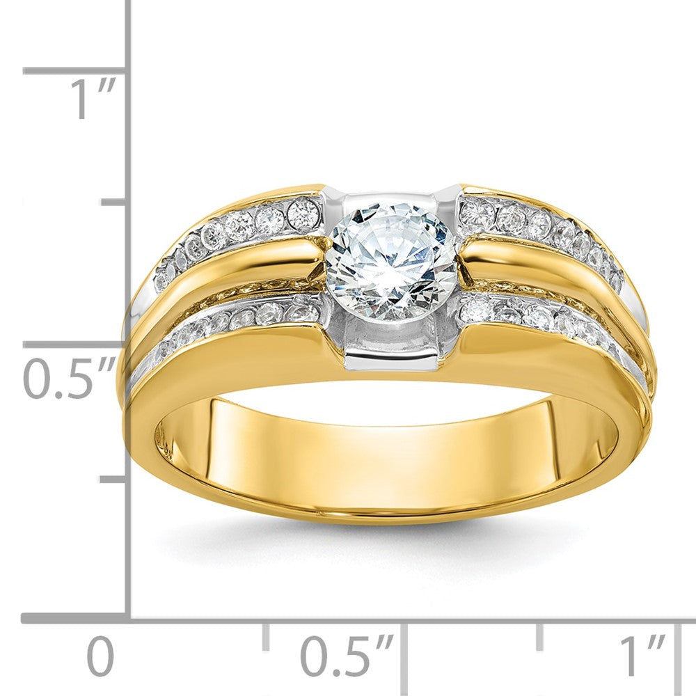 14k IBGoodman Men's Polished Ring Mounting