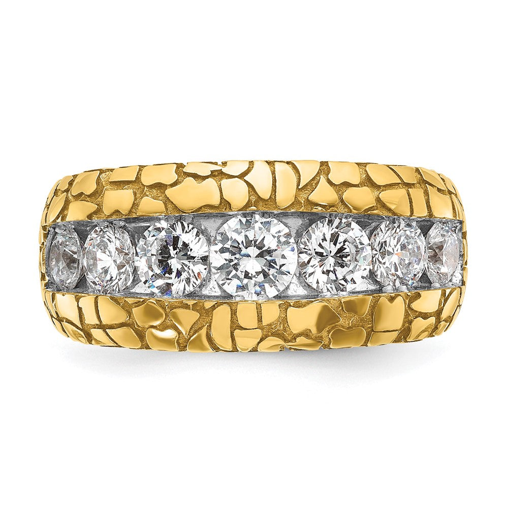 14k IBGoodman Men's Diamond Nugget Ring Mounting