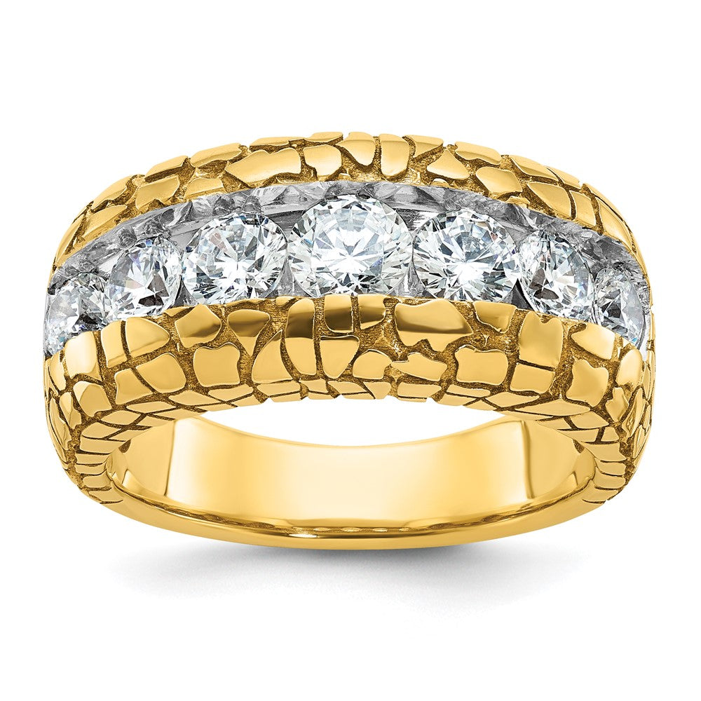 14k IBGoodman Men's Diamond Nugget Ring Mounting