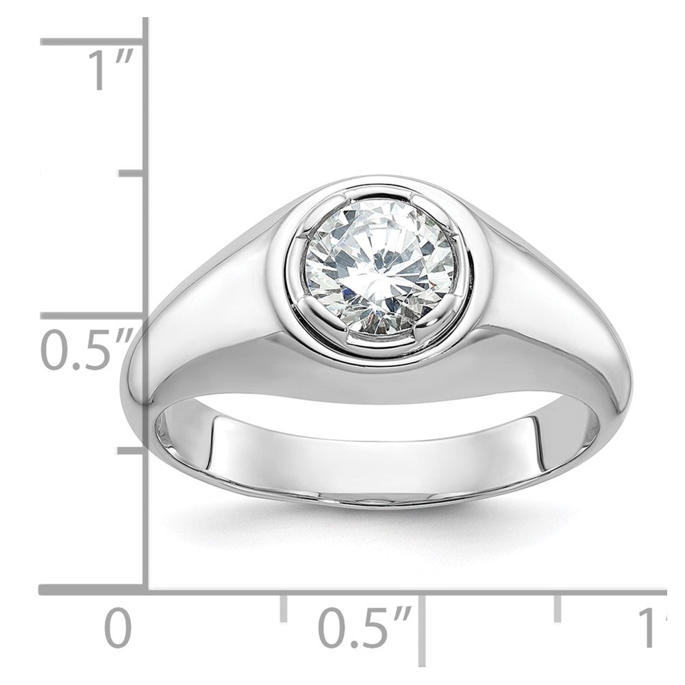 10k White Gold IBGoodman Men's Diamond Ring Mounting