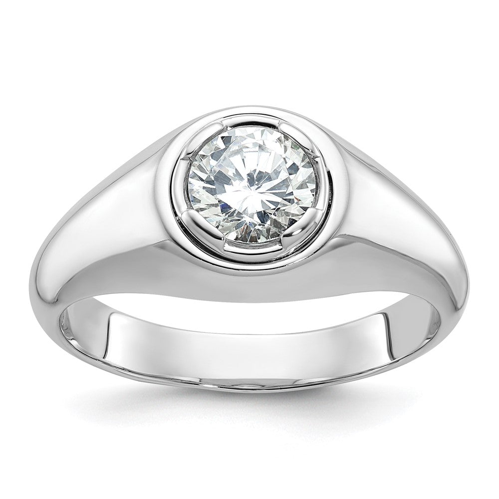 10k White Gold IBGoodman Men's Diamond Ring Mounting