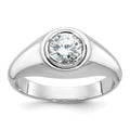 10k White Gold IBGoodman Men's Diamond Ring Mounting