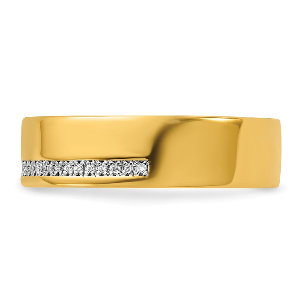 14k IBGoodman Men's Polished Ring Mounting