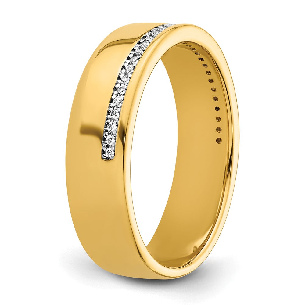 14k IBGoodman Men's Polished Ring Mounting