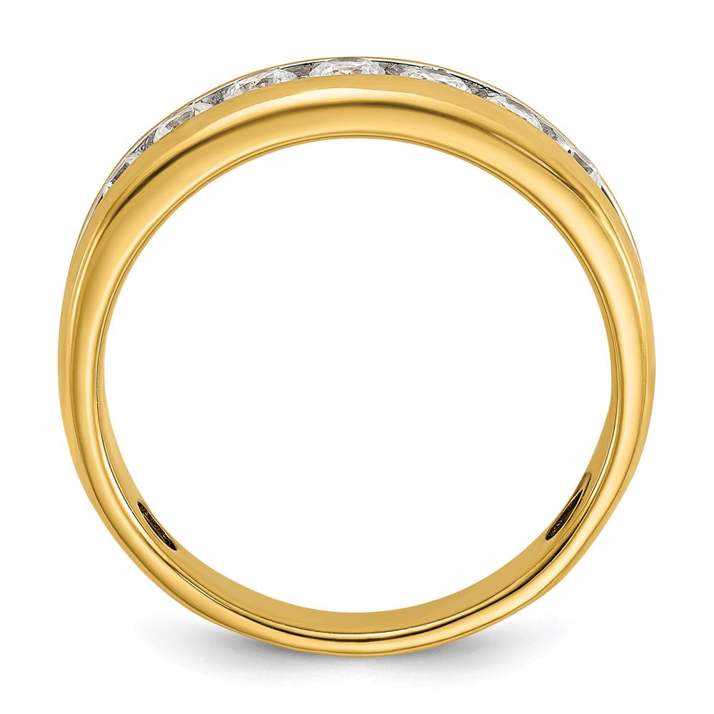IBGoodman 14k 7 Stone Polished Men's Ring Mounting