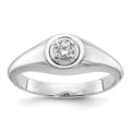 14k White Gold IBGoodman Men's Diamond Ring Mounting