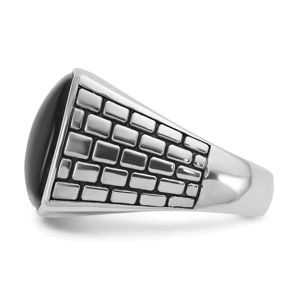 14k White Gold IBGoodman Men's Onyx Ring Mounting