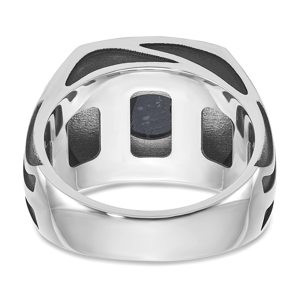 14k White Gold IBGoodman Men's Onyx Ring Mounting