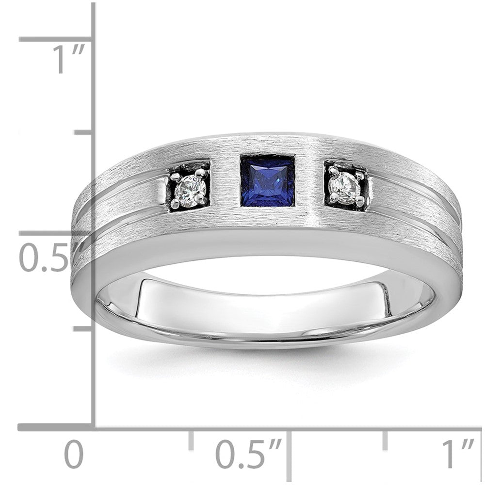 IBGoodman 14k White Gold Men's Ring Mounting
