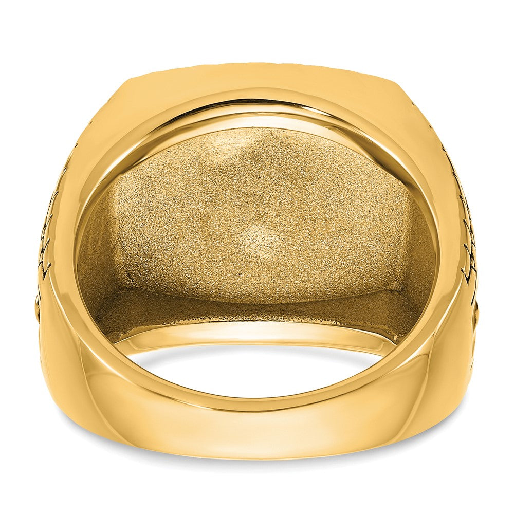 10k IBGoodman Men's Onyx and Diamond Ring Mounting