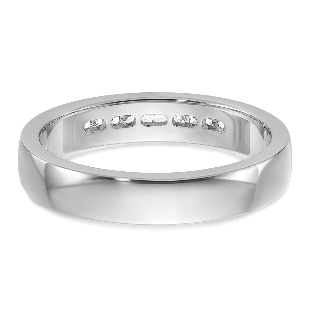 14kw IBGoodman Men's Polished & Grooved 10-Stone Ring Mounting