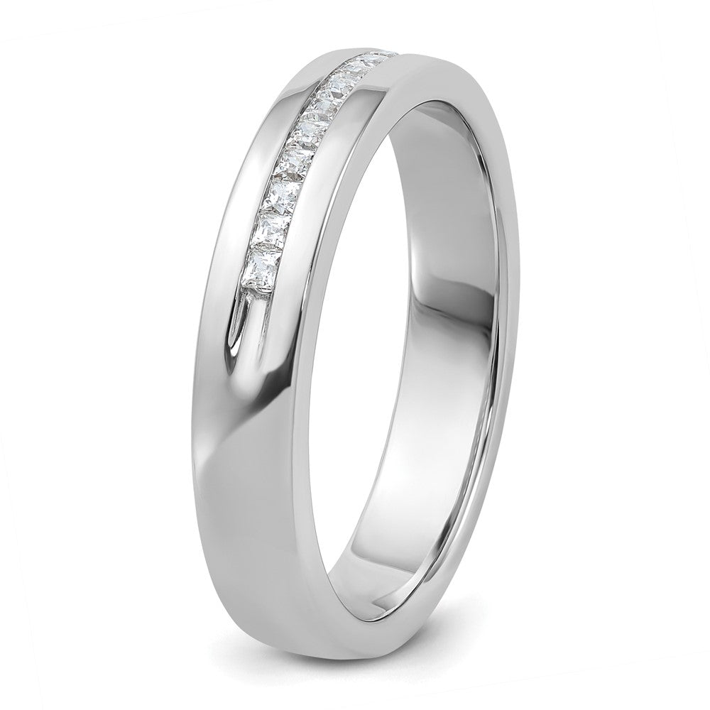 14kw IBGoodman Men's Polished & Grooved 10-Stone Ring Mounting