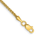 14k 1.55mm Semi-Solid Wheat Chain