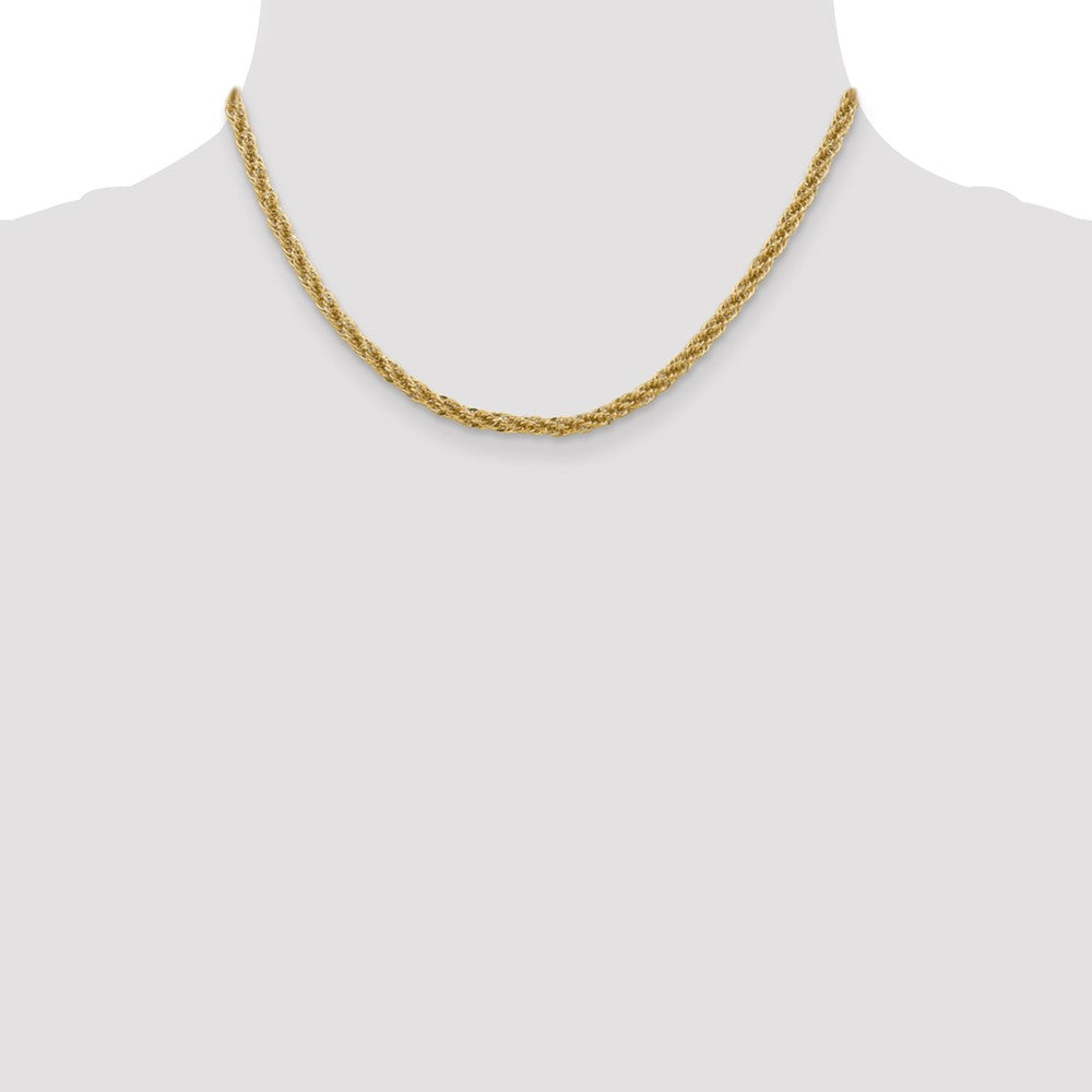 14k 3.3mm D/C Semi-Solid Chain