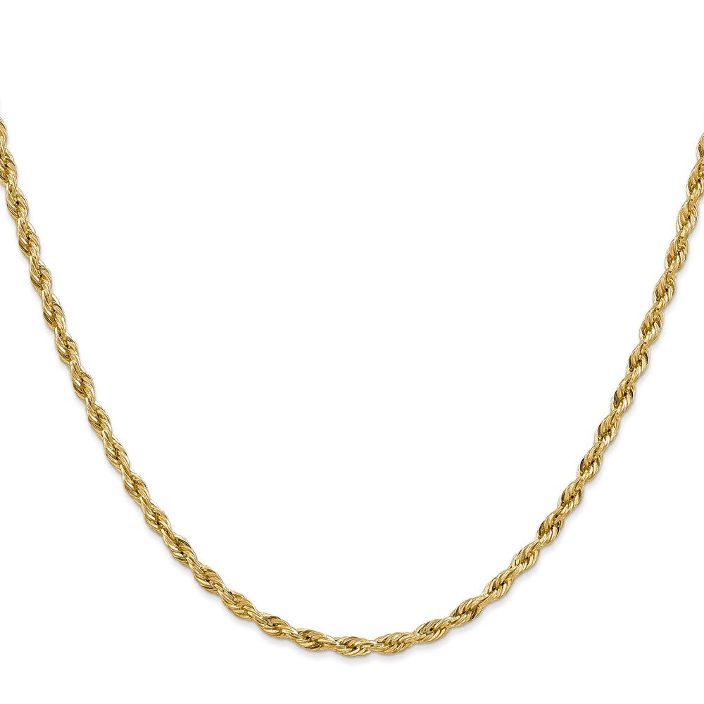 14ky 3.0mm Semi-Solid Rope Chain