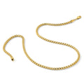 14k 3.6mm Semi-Solid Round Box Chain