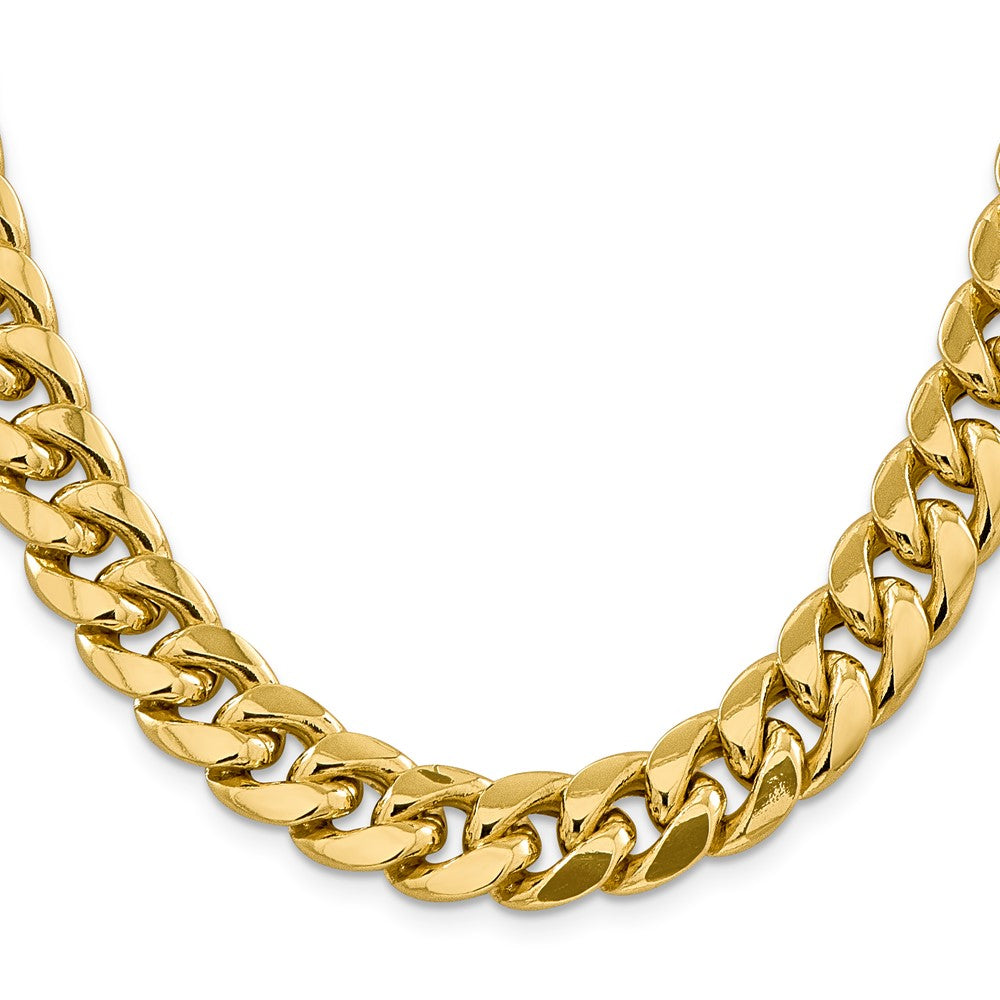 14k 13.2mm Semi-Solid Miami Cuban Chain