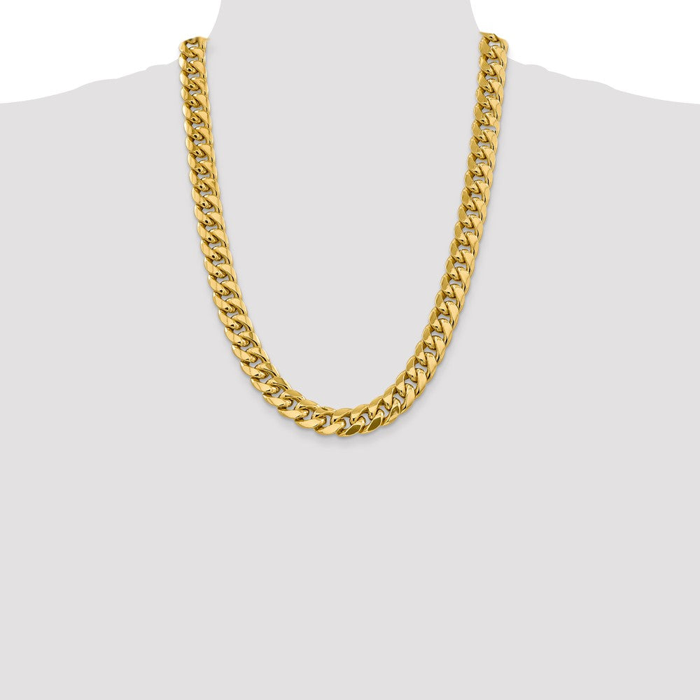 14k 13.2mm Semi-Solid Miami Cuban Chain