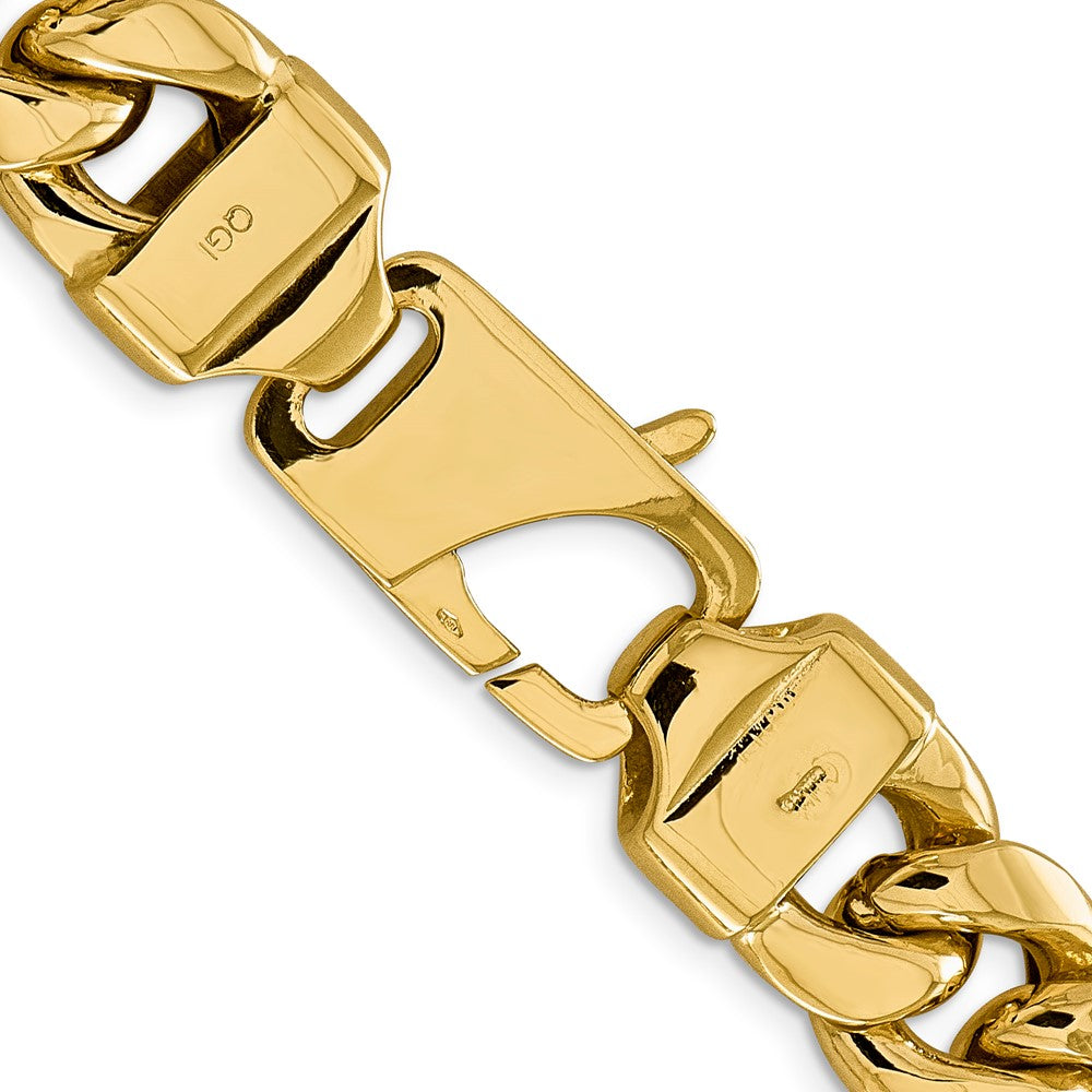 14k 15mm Semi-Solid Miami Cuban Chain