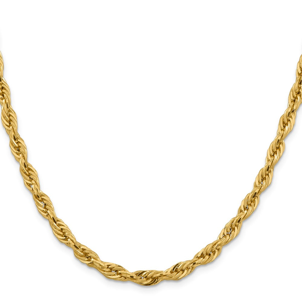 14ky 5.4mm Semi-Solid Rope Chain