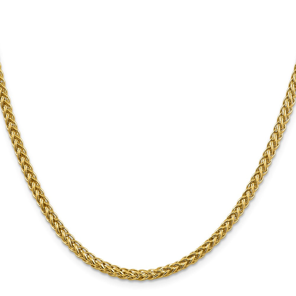 14k 3.5mm Semi-solid 3-Wire Wheat Chain