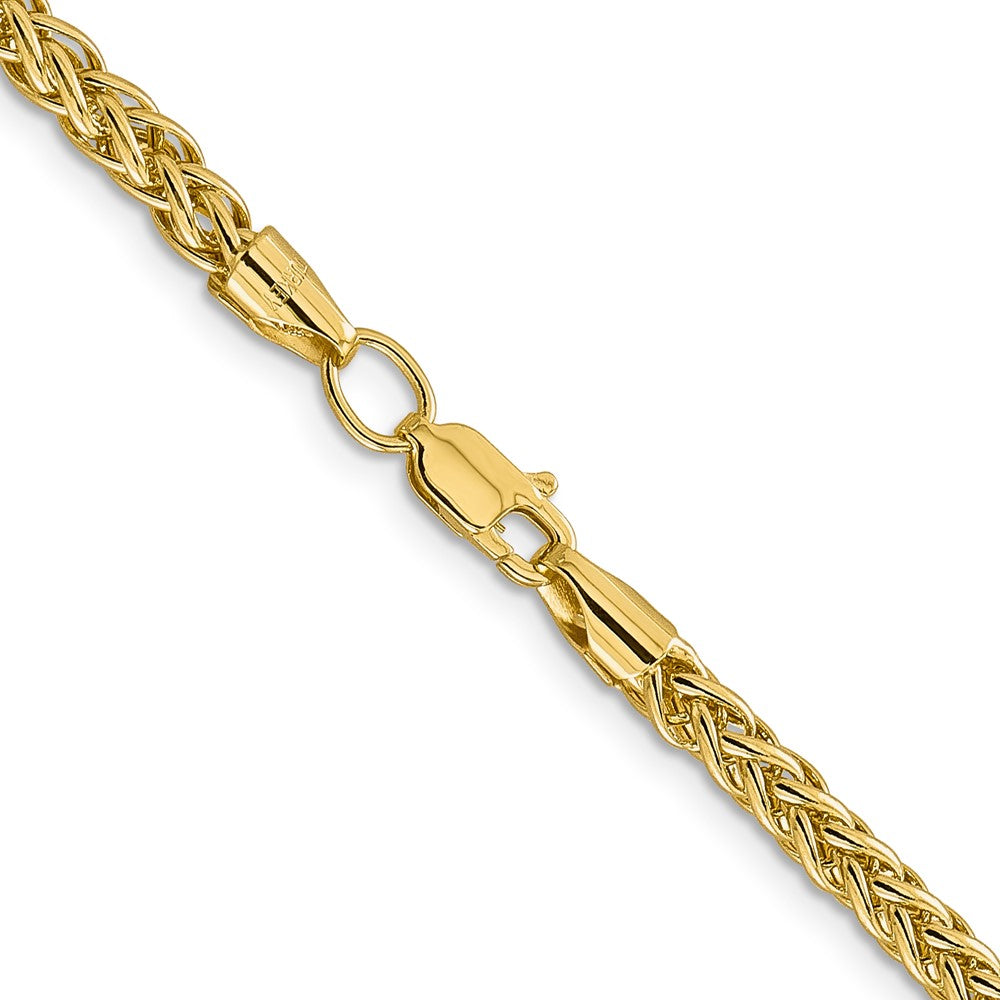 14k 3.5mm Semi-solid 3-Wire Wheat Chain