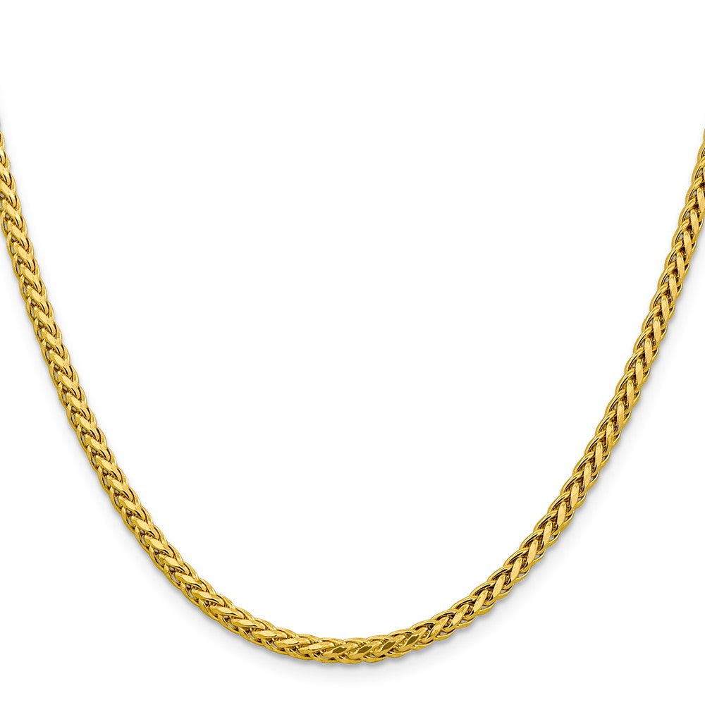 14k 3.1mm Semi-solid D/C Wheat Chain