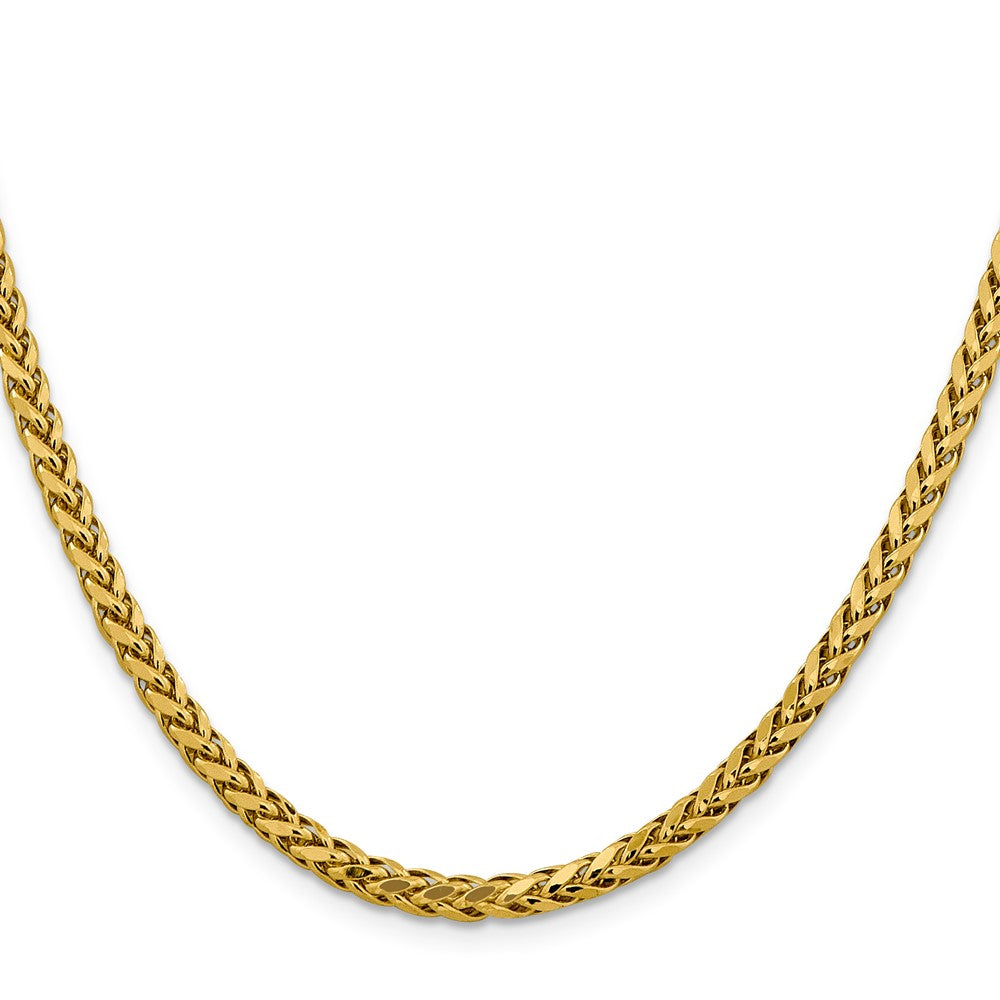 14k 3.7mm Semi-solid D/C Wheat Chain
