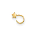 14K 23 Gauge Star Nose Ring Body Jewelry