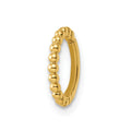 14k 14 Gauge Beaded Cartilage Ring