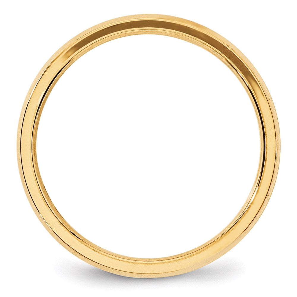 14KY 4mm Bevel Edge Comfort Fit Band